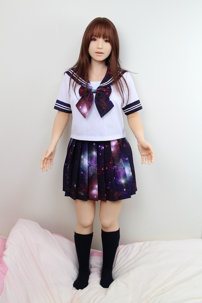 ドールと宇宙柄セーラー服